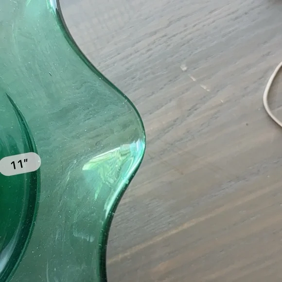 Distinctive elegant epergne Glass Vase and Bowl Set - Picture 7 of 9